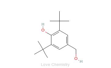 CAS:88-26-6_3,5-二叔丁基-4-羟基苄醇的分子结构