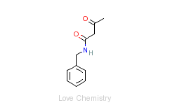 CAS:882-36-0_乙酰乙酰苄胺的分子结构