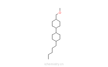 CAS:88416-89-1_反-4-(甲氧甲基)-1-(反-4-戊基环己基)环己烷的分子结构