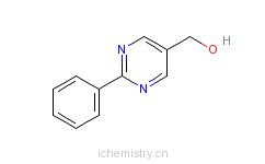 CAS:886531-62-0_5-羟甲基-2-苯基嘧啶的分子结构