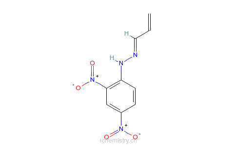 cas:888-54-0_丙烯醛-2,4-二硝基苯腙的分子结构