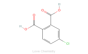 CAS:89-20-3_4-氯邻苯二酸的分子结构