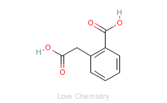 CAS:89-51-0_邻羧基苯乙酸的分子结构