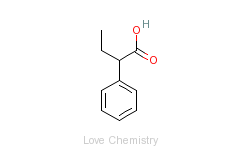 CAS:90-27-7_2-苯基丁酸的分子结构