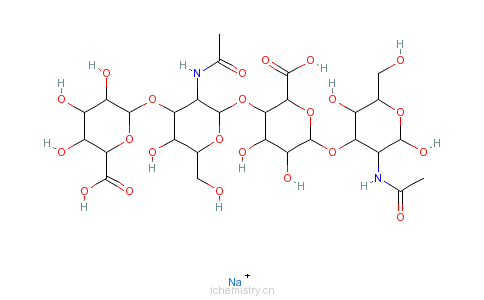 CAS:9004-61-9_透明质酸的分子结构