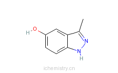 CAS:904086-08-4_3-甲基-5-羟基-1H-吲唑的分子结构