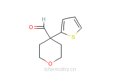 CAS:906352-93-0_四氢吡喃-4-羧酸噻吩酯的分子结构