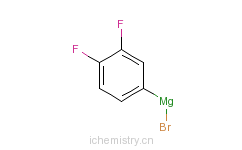 CAS:90897-92-0_3,4-二氟苯基溴化镁的分子结构