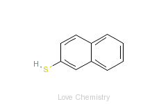 CAS:91-60-1_2-萘硫醇的分子结构