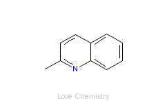CAS:91-63-4_2-甲基喹啉的分子结构