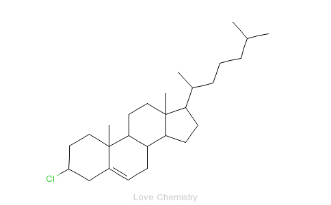 CAS:910-31-6_氯化胆固醇的分子结构