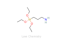 CAS:919-30-2_3-氨基丙基三乙氧基硅烷的分子结构
