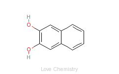 CAS:92-44-4_2,3-二羟基萘的分子结构