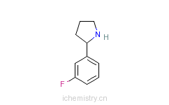 CAS:920274-04-0_(S)-2-(3-氟苯基)吡咯烷的分子结构