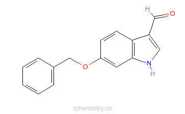 CAS:92855-64-6_6-苄氧基吲哚-3-甲醛的分子结构