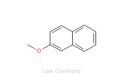CAS:93-04-9_2-萘甲醚的分子结构