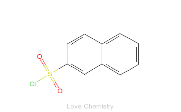 CAS:93-11-8_2-萘磺酰氯的分子结构
