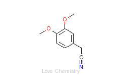 CAS:93-17-4_3,4-二甲氧基苯乙腈的分子结构