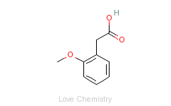 CAS:93-25-4_2-甲氧基苯乙酸的分子结构