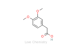 CAS:93-40-3_3,4-二甲氧基苯乙酸的分子结构