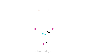 CAS:93229-02-8_氟化铈锂的分子结构