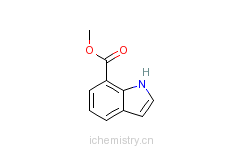 CAS:93247-78-0_吲哚-7-甲酸甲酯的分子结构