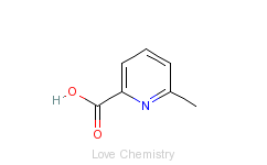CAS:934-60-1_6-甲基-2-吡啶甲酸的分子结构