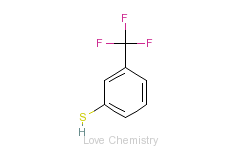 CAS:937-00-8_3-三氟甲基苯硫酚的分子结构