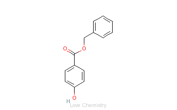 CAS:94-18-8_对羟基苯甲酸苯甲酯的分子结构