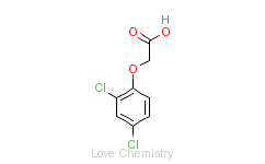CAS:94-75-7_2,4-二氯苯氧乙酸的分子结构