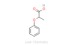 CAS:940-31-8_2-苯氧基丙酸的分子结构