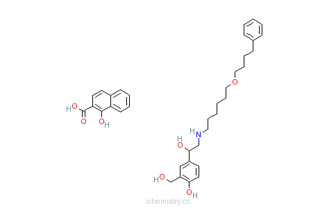 CAS:94749-08-3_昔美酸沙美特罗的分子结构