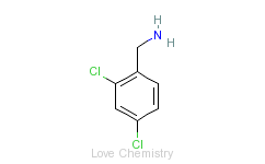 CAS:95-00-1_2,4-二氯苯甲胺的分子结构
