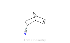 CAS:95-11-4_2-氰基-5-降冰片烯的分子结构