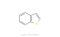 CAS:95-15-8_苯并噻吩的分子结构