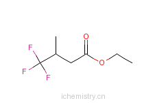 CAS:95853-67-1_3-甲基-4,4,4-三氟丁酸乙酯的分子结构