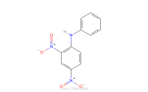 CAS:961-68-2_2,4-二硝基二苯胺的分子结构