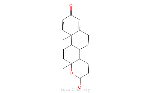 CAS:968-93-4_睾内酯酮的分子结构