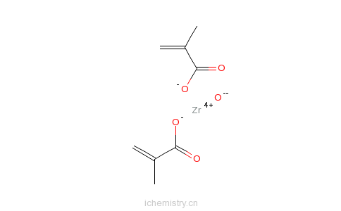 CAS:97171-79-4_二甲基丙烯酸氧化锆的分子结构