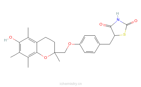 CAS:97322-87-7_曲格列酮的分子结构