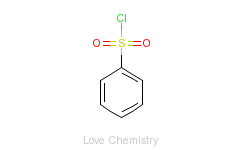 CAS:98-09-9_苯磺酰氯的分子结构