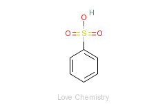 CAS:98-11-3_苯磺酸的分子结构