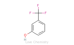 CAS:98-17-9_间三氟甲基苯酚的分子结构