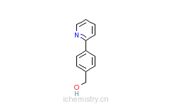 CAS:98061-39-3_2-(4-羟甲基苯基)吡啶的分子结构