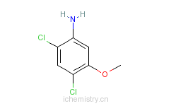 CAS:98446-49-2_2,4-二氯-5-甲氧基苯胺的分子结构