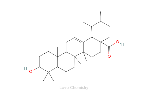 CAS:989-30-0_3-表熊果酸的分子结构