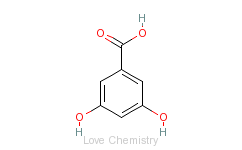 CAS:99-10-5_3,5-二羟基苯甲酸的分子结构