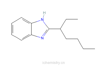 CAS:99206-53-8_2-(1-乙基戊基)-1H-苯并咪唑的分子结构