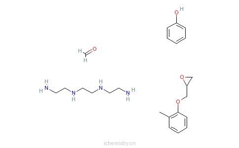 CAS:99377-78-3_苯酚、甲醛的聚合物与缩水甘油醚、[(甲基苯氧基)甲基]环氧乙烷、三乙烯四胺的聚合物的分子结构