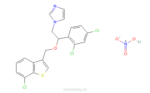 CAS:99592-32-2_硝酸舍他康唑的分子结构